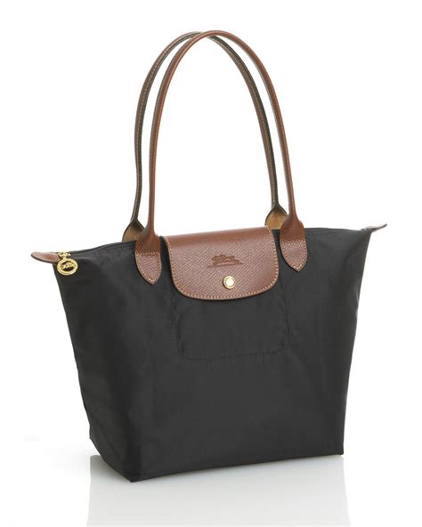 longchamp le pliage medium black.